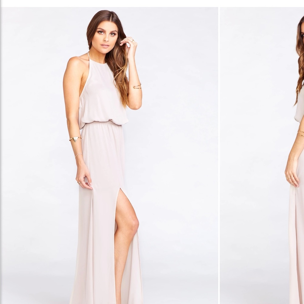 Show Me Your Mumu Heather Halter Bridesmaid Dress